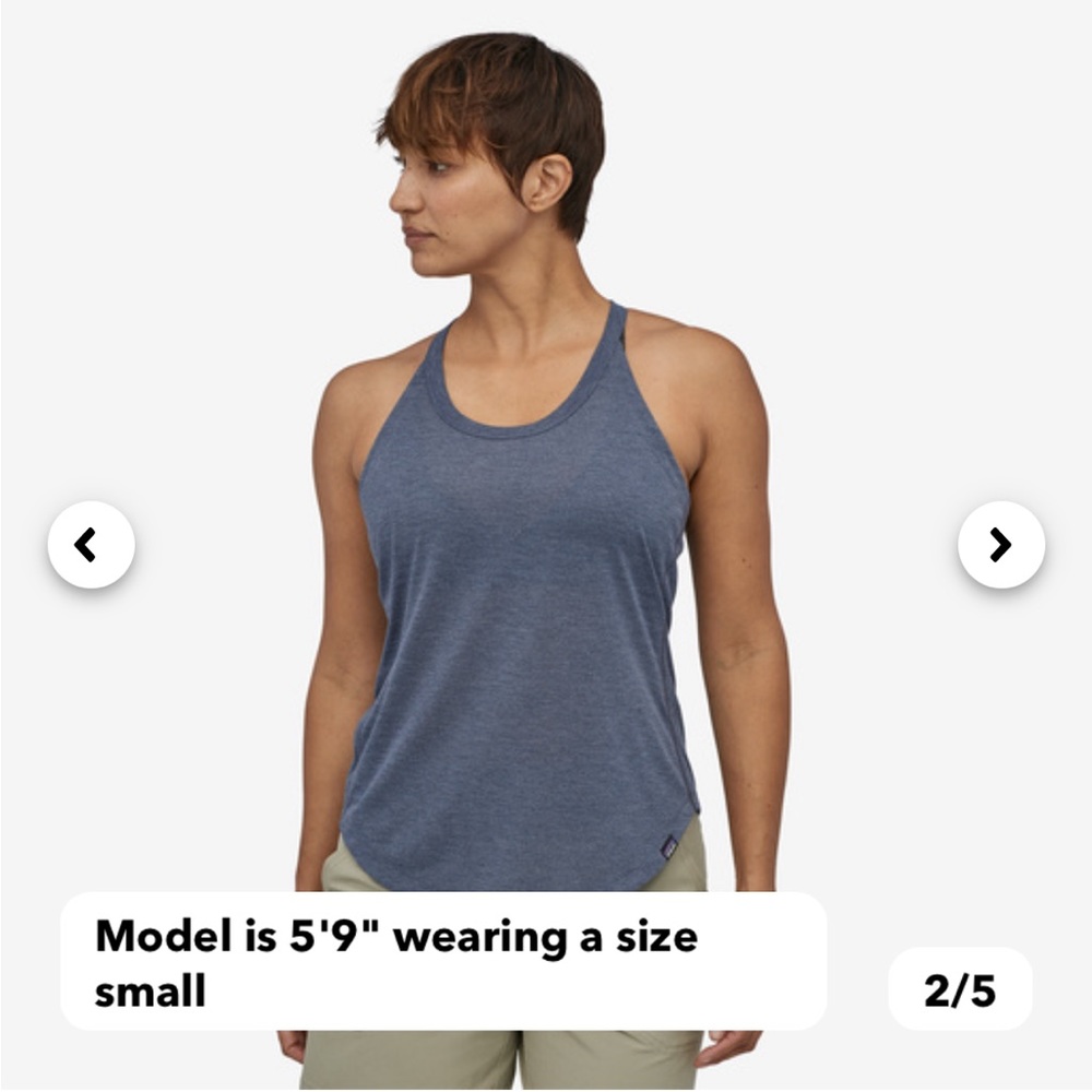 Medium Patagonia Capilene Cool Trail Tank